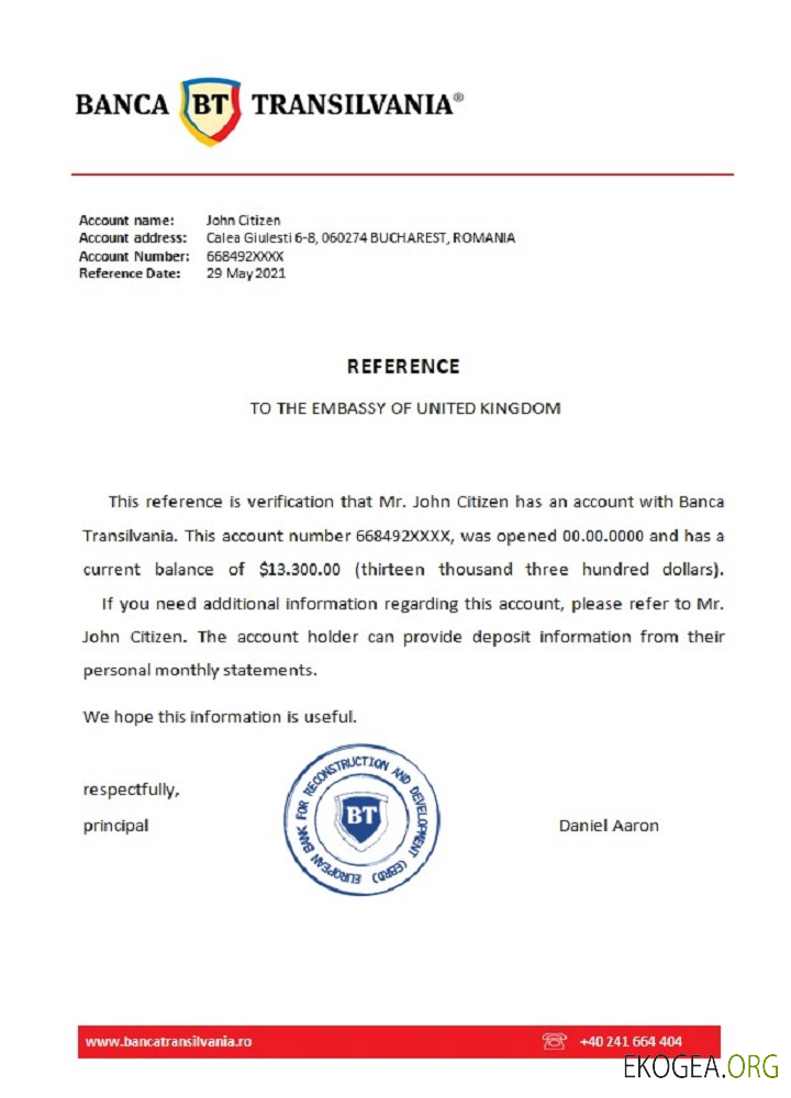 Roumanie , Banca Transilvania , reference